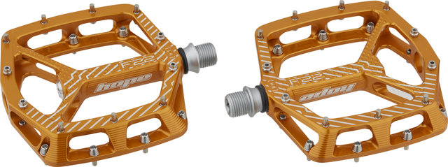 Hope F22 Platform Pedals - orange