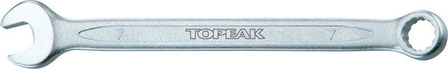 Topeak Llave de boca y anillo 7 mm - plata