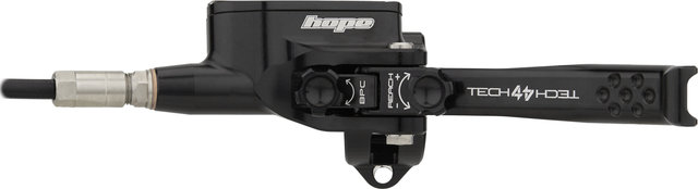 Hope Set de frenos de disco d+t Tech 4 X2 con línea de plástico - black-black/Set/left/right (side-specific)