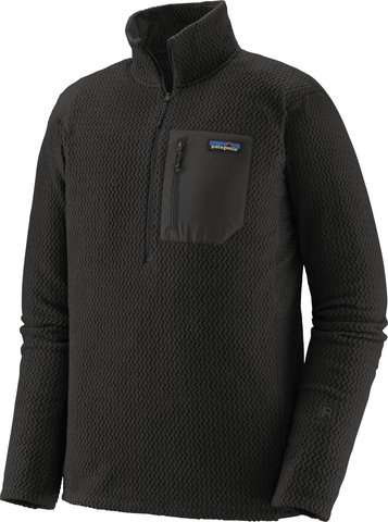 Patagonia Pulóver con cremallera en el cuello R1 Air - black/M