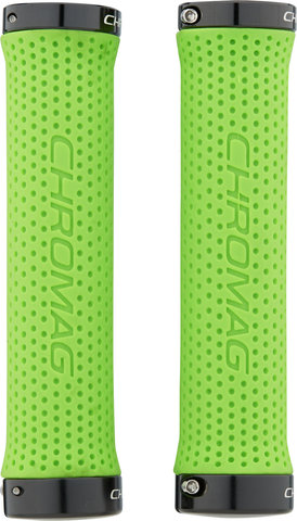 Chromag Basic Lock On Handlebar Grips - tight green/142 mm