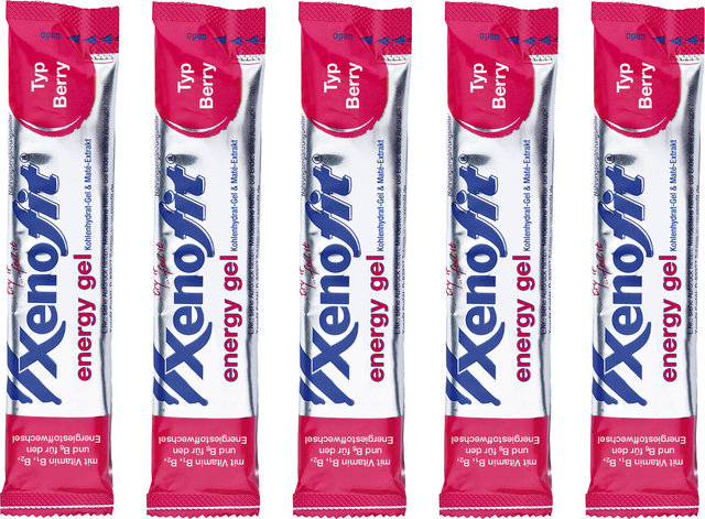 Xenofit energy Gel - 5 unidades - berry