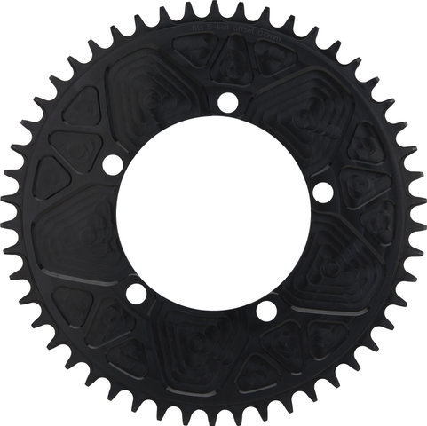 Garbaruk Aero Round Chainring 5-Arm 110 mm BCD - black/50 