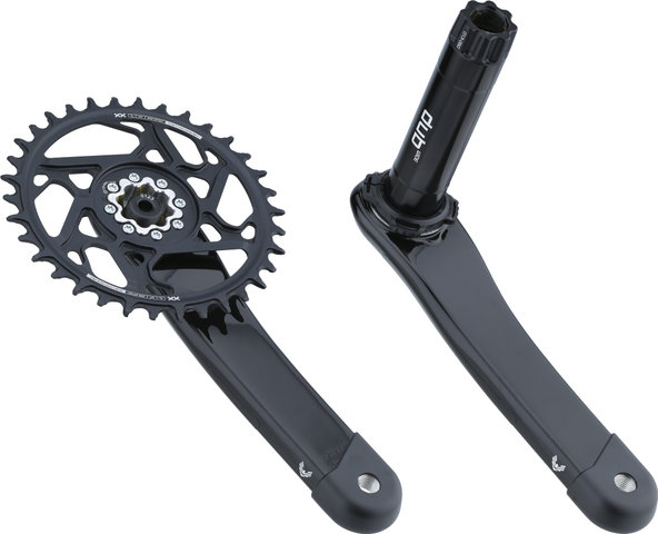 SRAM Juego de bielas XX SL Eagle Transmission T-Type DUB DM 12 vel. Carbon - black/175,0 mm