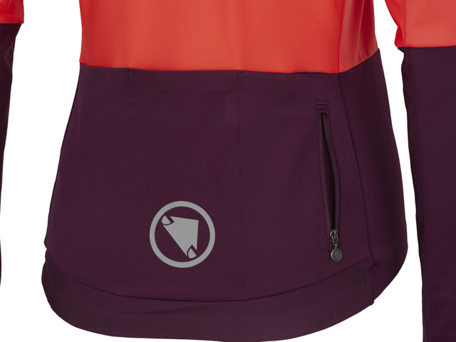 Endura FS260 Jetstream L/S Damen Trikot - aubergine/S