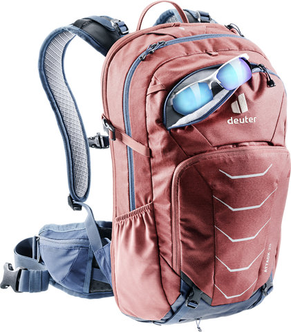 deuter Attack 20 Protektorenrucksack - redwood-marine/20000 ml