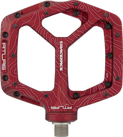 Race Face Atlas Platform Pedals - red