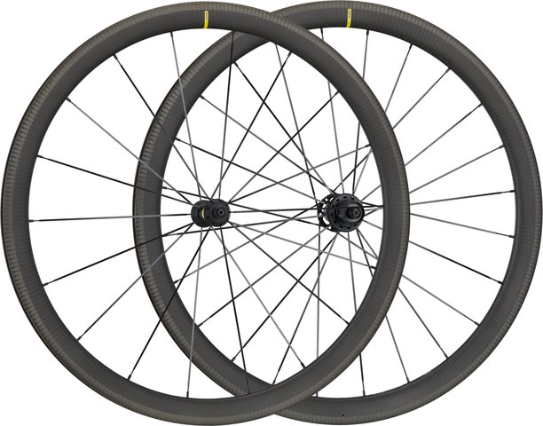 Mavic Cosmic SL 40 Carbon Wheelset - black/130 mm/100 mm/28"/Shimano Road/100 mm/Shimano Road/100 mm/130 mm