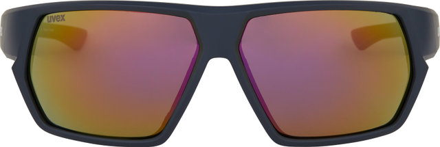 uvex sportstyle 238 Sportbrille - deep space matt/mirror red