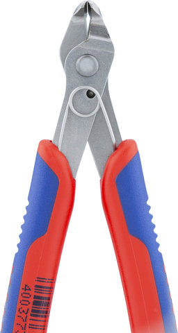 Knipex Electronic Super Knips® Zange mit 60° Winkel - rot-blau