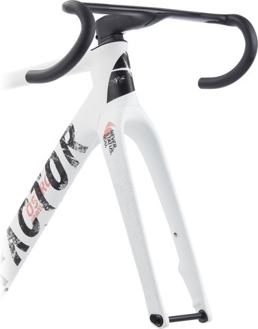 Factor OSTRO Gravel V.A.M. Disc T47a Shimano Carbon Frame Kit - white grunge/54 cm, 100 mm x 38 cm, SB 0 mm