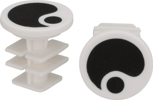 Ergon GA2 Fat & GA3 Handlebar Plugs - black / white