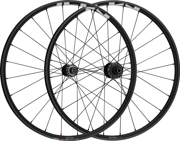 Shimano Juego de ruedas WH-MT500-CL-B / WH-MT501-CL-B Disc Center Lock 27,5" - negro/Shimano Micro Spline/Boost/148 mm/110 mm/Boost/27,5" (650B)/110 mm/Shimano Micro Spline/110 mm/148 mm