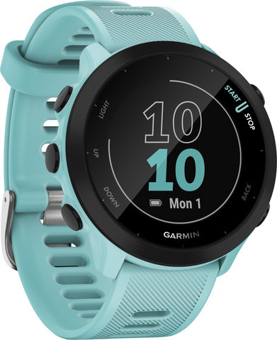 Garmin Forerunner 55 GPS Smartwatch - turquoise blue-black