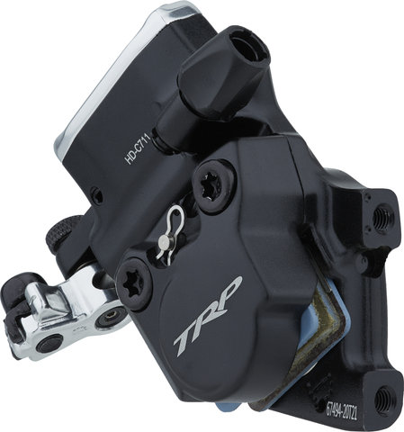 TRP HY/RD Flat Mount Brake Caliper - black/Set/without