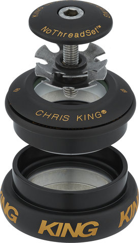 Chris King InSet i8 ZS44/28.6 - EC44/33 GripLock Headset - two tone-black-gold/1 1/8" - 1 1/4" tapered/ZS44/28,6 - EC44/33