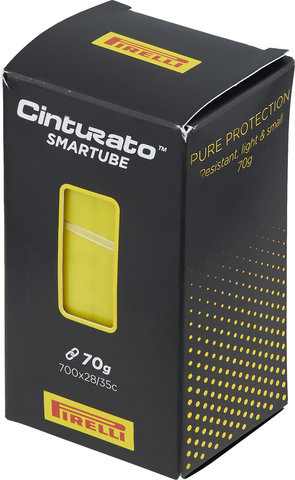 Pirelli Cinturato SmarTube reinforced tube 28" - yellow/Presta Valve (SV)/28-622 to 35-622/28-35 x 622 SV 60 mm/60 mm