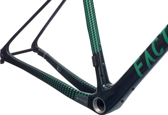 Factor LS Disc Carbon Gravel Frameset - british green/M/12 mm Thru Axle