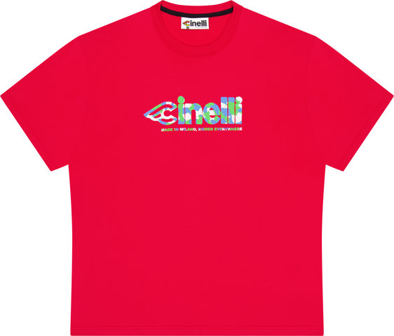 Cinelli T-shirt Global Cycling - red/M