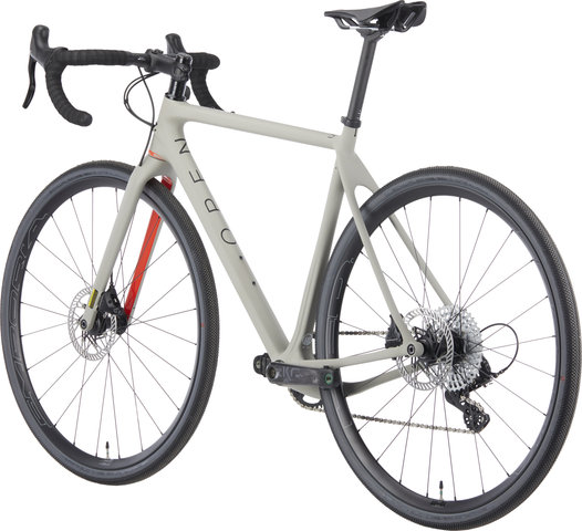 OPEN NEW U.P. Ekar 28" Carbon Gravelbike - grey matte-red/28"/M