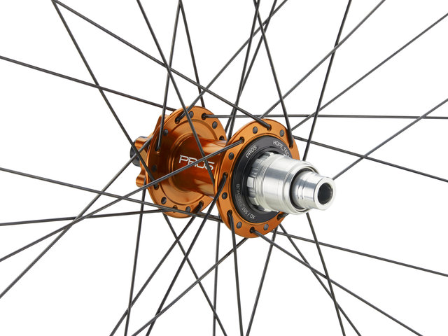 Hope Pro 5 + Fortus 35 Disc 6-bolt 27.5" Boost Wheelset - orange/SRAM XD/Boost/148 mm/110 mm/Boost/27.5" (650B)/110 mm/SRAM XD/110 mm/148 mm