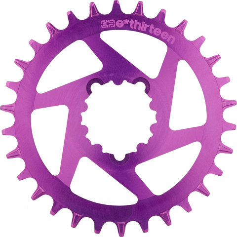 e*thirteen Helix R Guidering Direct Mount Chainring for SRAM - eggplant/30 