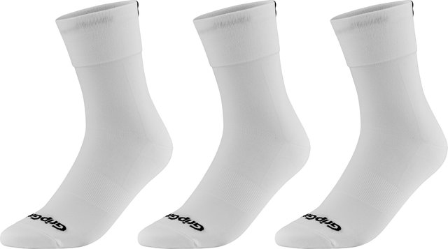 GripGrab Lightweight SL Summer Socken 3er-Pack - white/41 - 44