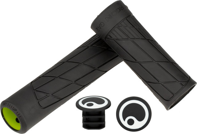 Ergon Puños de manillar GA2 Twist Shift para cambios de giro unilaterales - black