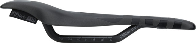 SQlab 612 Ergowave R ltd. Team Carbon Sattel - schwarz/130 mm