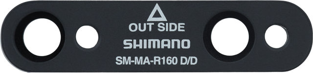 Shimano Flat Mount Scheibenbremsadapter SM-MA-R160D/D 160 mm HR - Werkstattv. - schwarz/HR FM auf FM