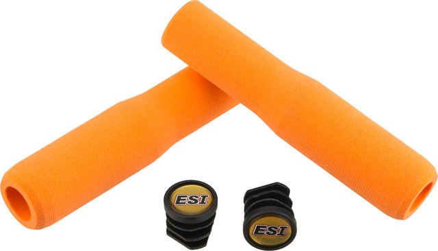 ESI Poignées de guidon en silicone FIT SG - orange/130 mm