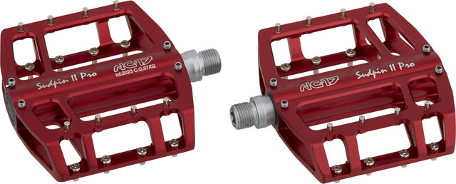 NC-17 Sudpin II Pro Platform Pedals - red