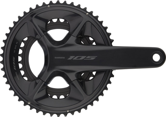 Shimano 105 Kurbelgarnitur FC-R7100 Hollowtech II - schwarz/170,0 mm