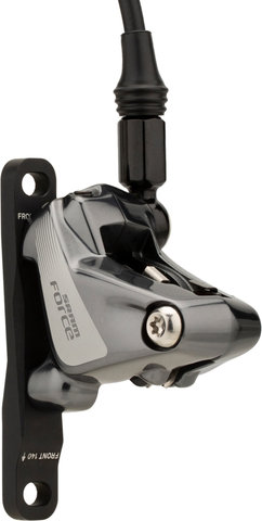 SRAM Frein à Disque Force 1 HRD FM avec Dropper Actuator - black-grey/Roue avant/Gauche (spécifique au côté)