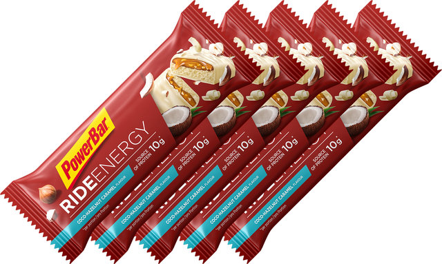 Powerbar Ride Energy Bars - 5 Pieces - coco-hazelnut caramel