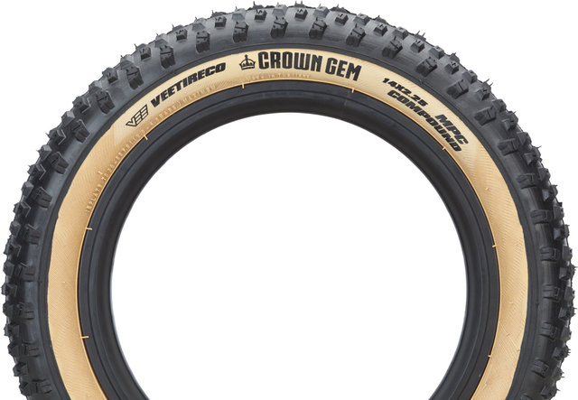 VEE Tire Co. Cubierta de alambre Crown Gem MPC 14" - skinwall/14x2,25