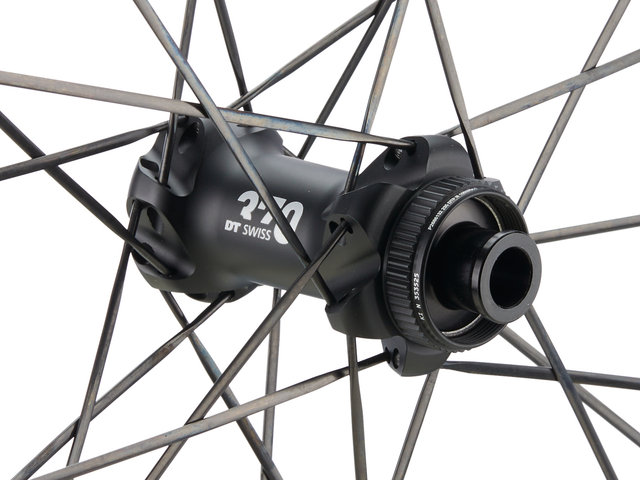 DT Swiss G 1800 SPLINE 25 Disc Center Lock 27,5" Laufradsatz - schwarz/Shimano Road/142 mm/100 mm/27,5" (650B)/100 mm/Shimano Road/100 mm/142 mm/Non Boost/Non Boost