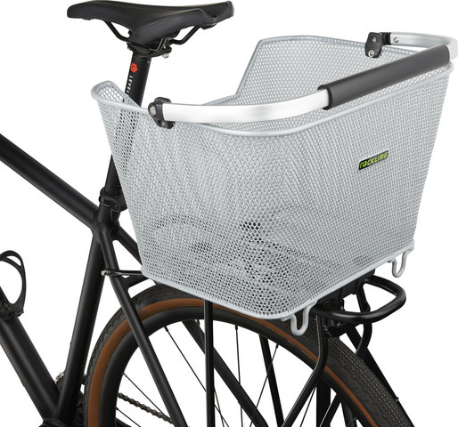 Racktime Baskit Deluxe 2.0 Bike Basket - silver