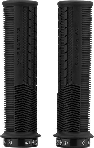 Peaty's Puños para manillar Monarch Grips Mushroom Lock-On - black/thin