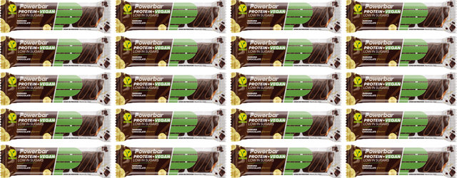 Powerbar Barre Vegan Protéinée Plus à Faible Teneur en Sucre - 20 Pièces - banana chocolate