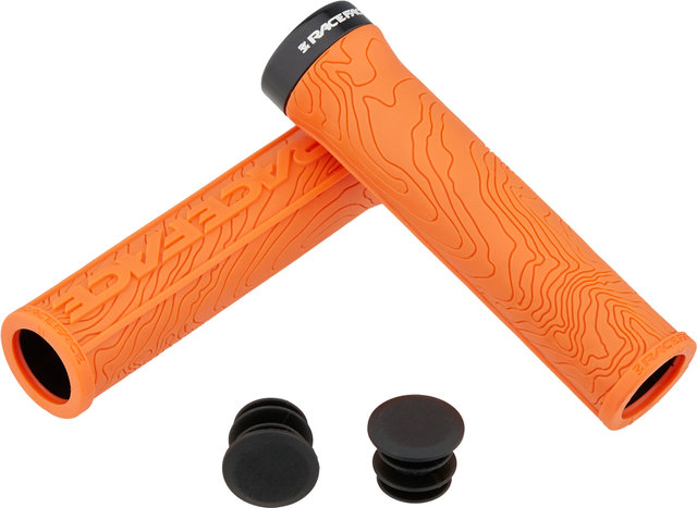 Race Face Half Nelson Lock On Handlebar Grips - orange/universal