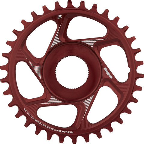 Hope R22 Spiderless Direct Mount E-Bike Chainring for Shimano EP8/E8000 - red/34 