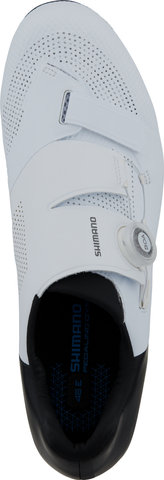 Shimano Zapatillas de ciclismo de ruta anchas SH-RC502E - white/46