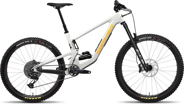 Santa Cruz Bici de montaña Bronson 4.1 C S Mixed - gloss chalk white/160 /29" (delantero), 27,5" (trasero)/L