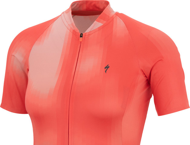 Specialized Maillot para damas SL Air Distortion S/S - vivid coral/S