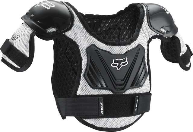 Fox Head Shirt à Protecteurs Kids Peewee Titan Roost Deflector - black-silver/140, 146, 152, 158