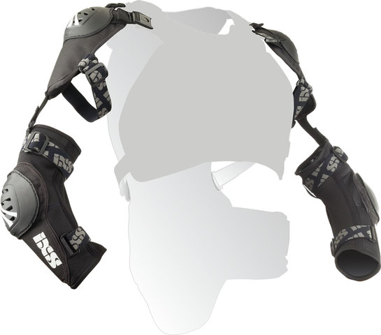 iXS Cleaver Kit Shoulder/Elbow Pads - black/M/L