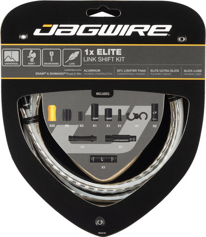 Jagwire 1X Elite Link Schaltzugset - silver