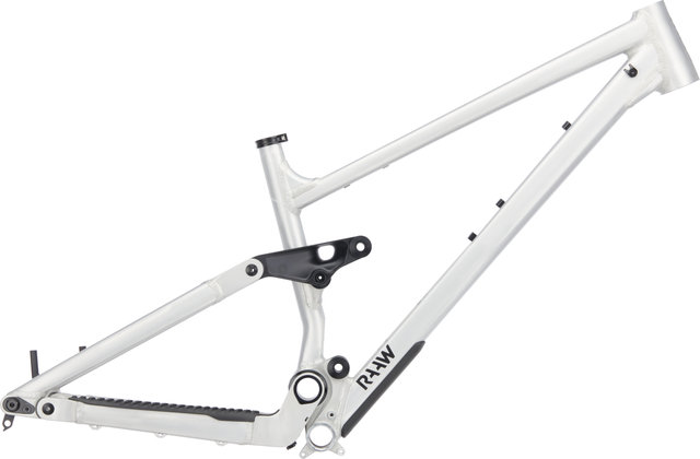 RAAW Mountain Bikes Kit de cuadro Jibb 29" - raw mate/135 /L/12 mm Eje Pasante