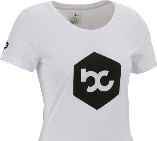 bc basic Camiseta para damas con logotipo Women T-Shirt Logo - white/S